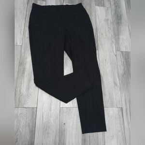 Fabulously Slimming by Chicos black Stretch Trouser pants with pockets L(16)